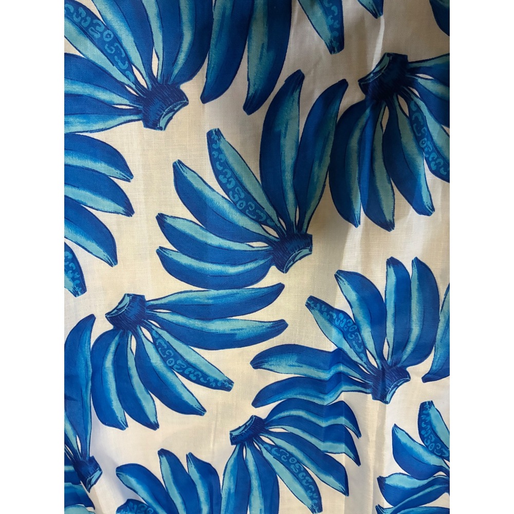 HT 360 Collective Blue Banana Leaf Tropical Maxi Skirt Size Small (P8) - Picture 13 of 13